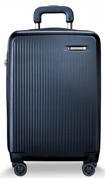 SU122CXSP NAVY Briggs and Riley Sympatico Matte Navy Domestic Expandable Carry-On Spinner   